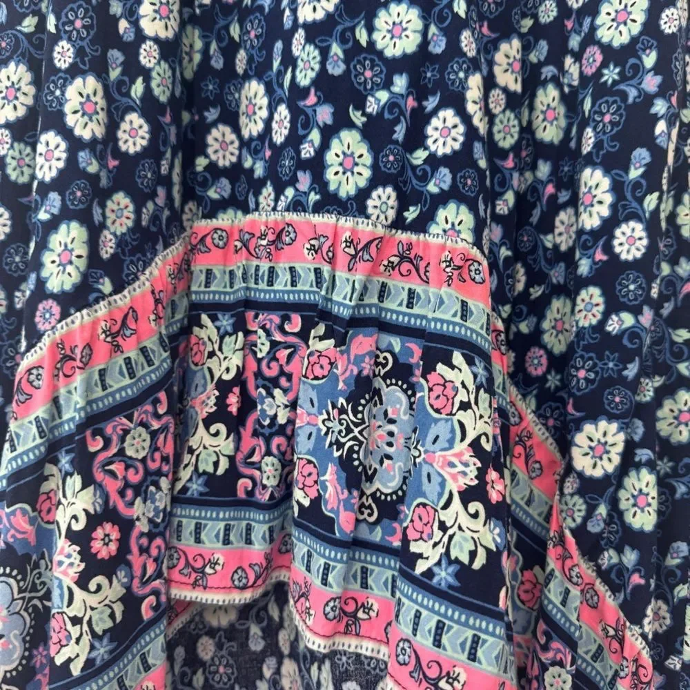 Justice Hi Low Floral Skirt Size 10